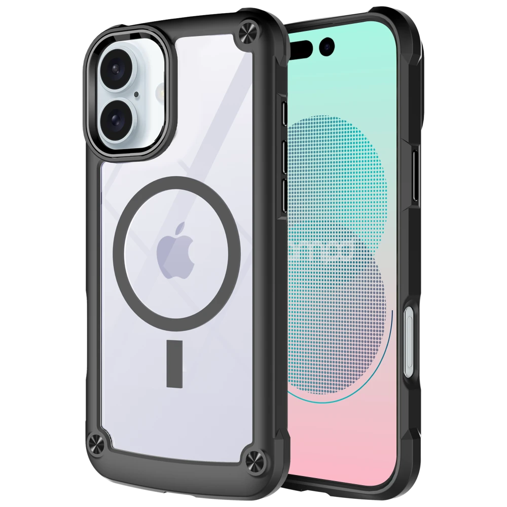 AMPD - DuraBump MagSafe Case for Apple iPhone 16 - Black