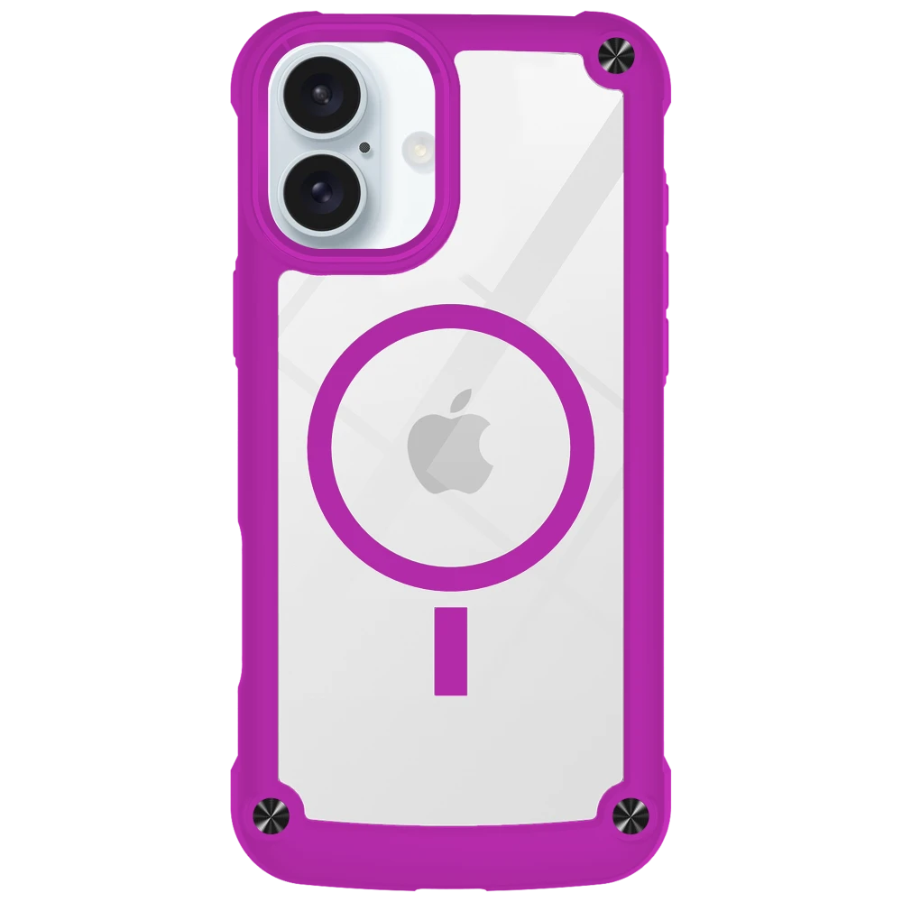 AMPD - DuraBump MagSafe Case for Apple iPhone 16 - Purple