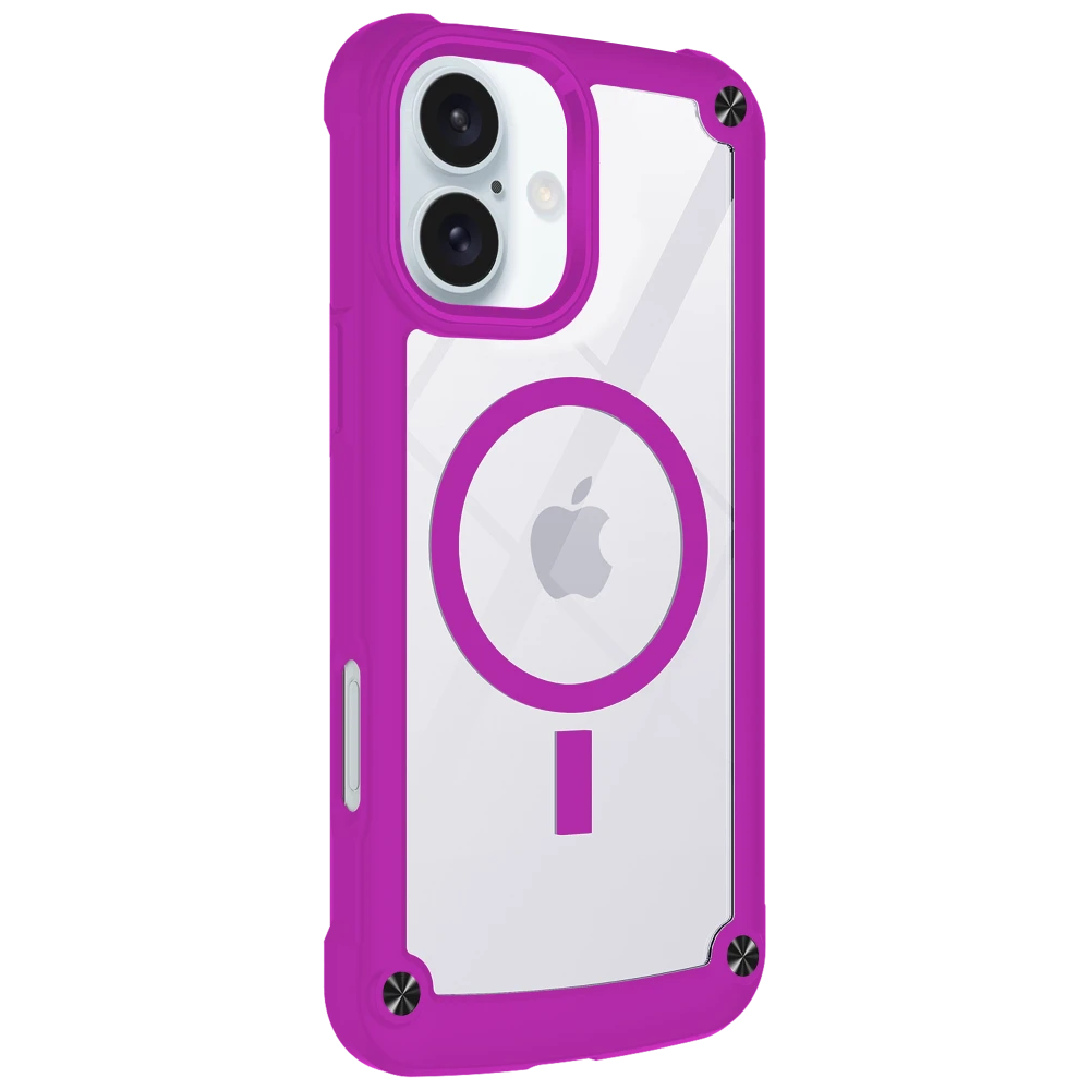 AMPD - DuraBump MagSafe Case for Apple iPhone 16 - Purple