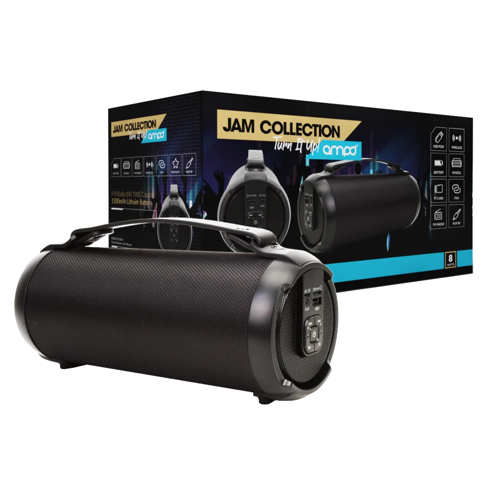 AMPD - Cosmos Bluetooth Speaker 9W - Black