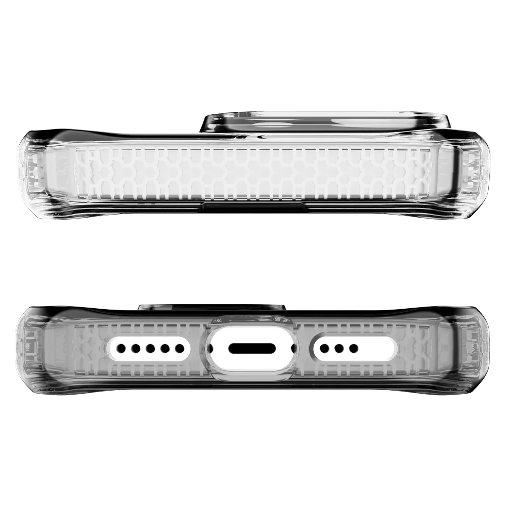 ITSKINS - Hybrid_R Ombre MagSafe Case for Apple iPhone 15 Pro Max - Smoke