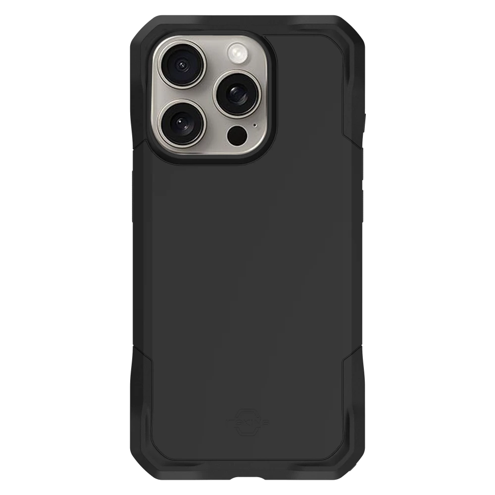ITSKINS - Spectrum_R Armor Case for Apple iPhone 15 Pro Max - Black