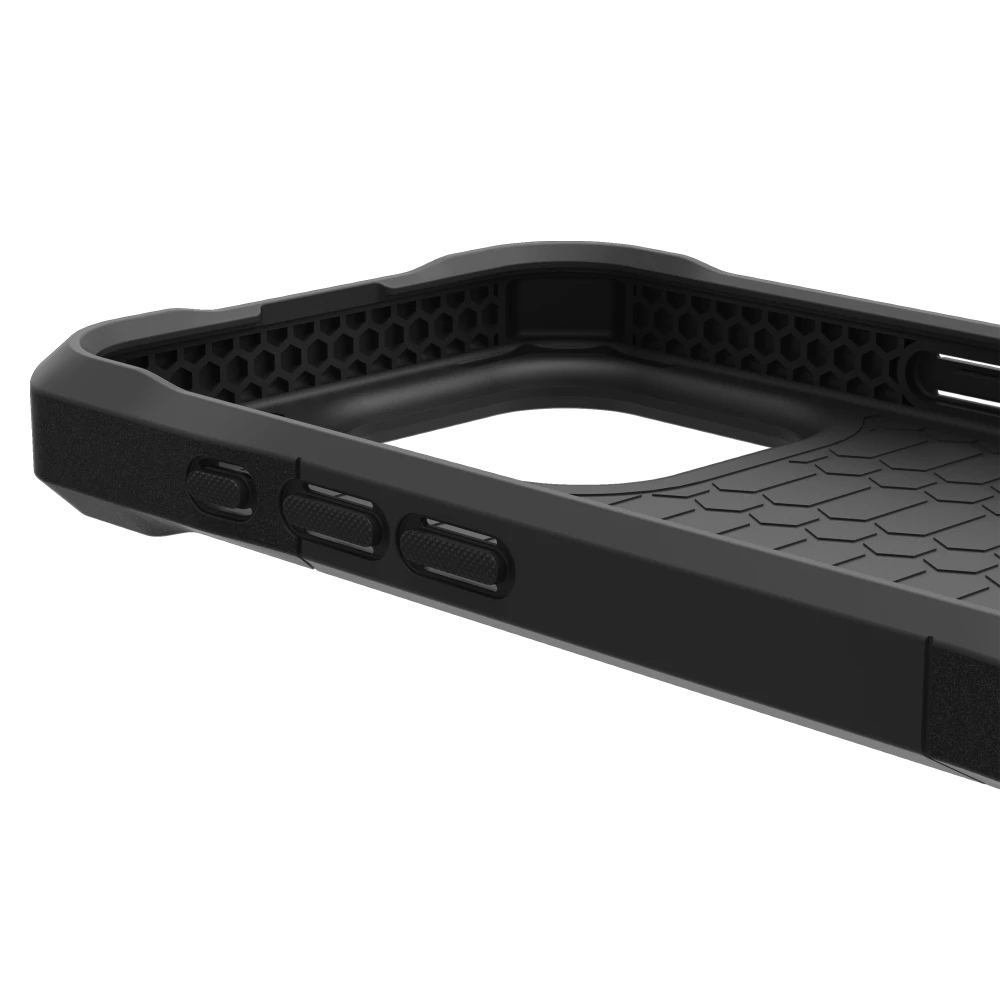 ITSKINS - Spectrum_R Armor Case for Apple iPhone 15 Pro Max - Black