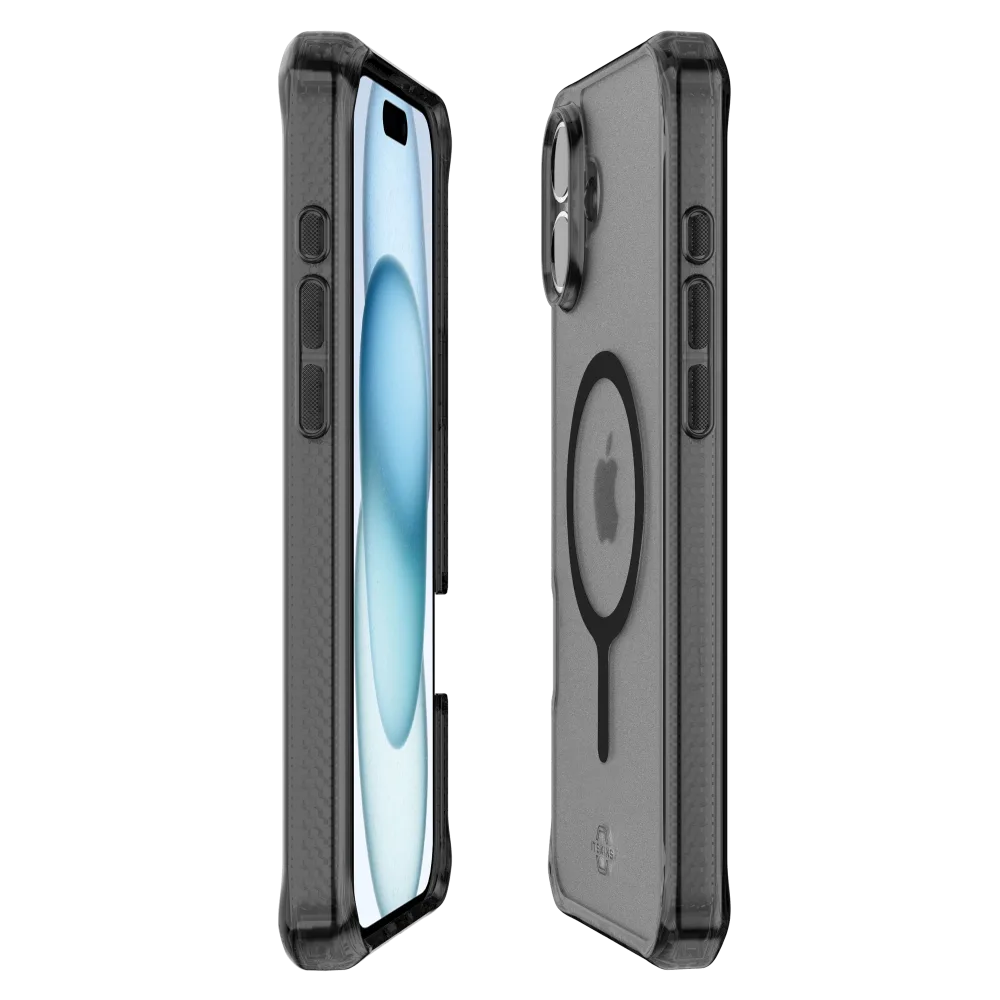 ITSKINS - Hybrid_R Vapor MagSafe Case for Apple iPhone 16 Plus - Smoke