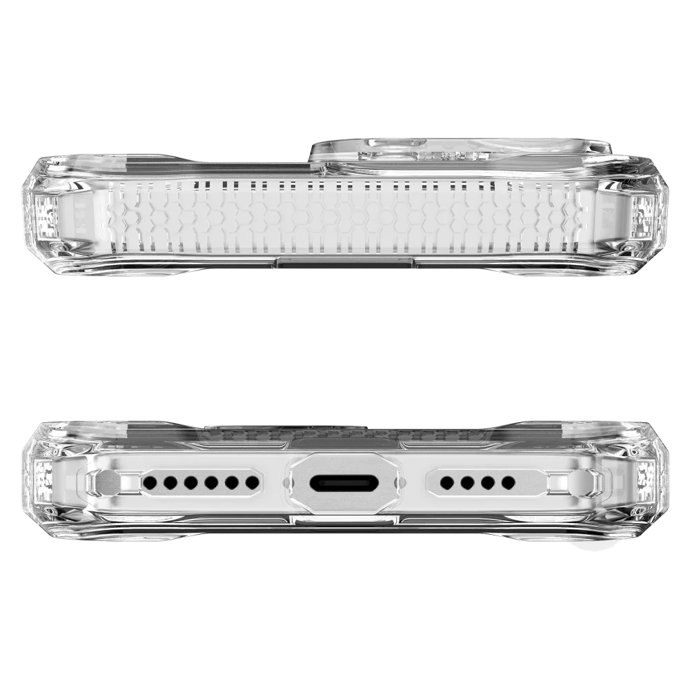 ITSKINS - Supreme_R Clear MagSafe Case for Apple iPhone 16 Pro Max - Transparent White Print