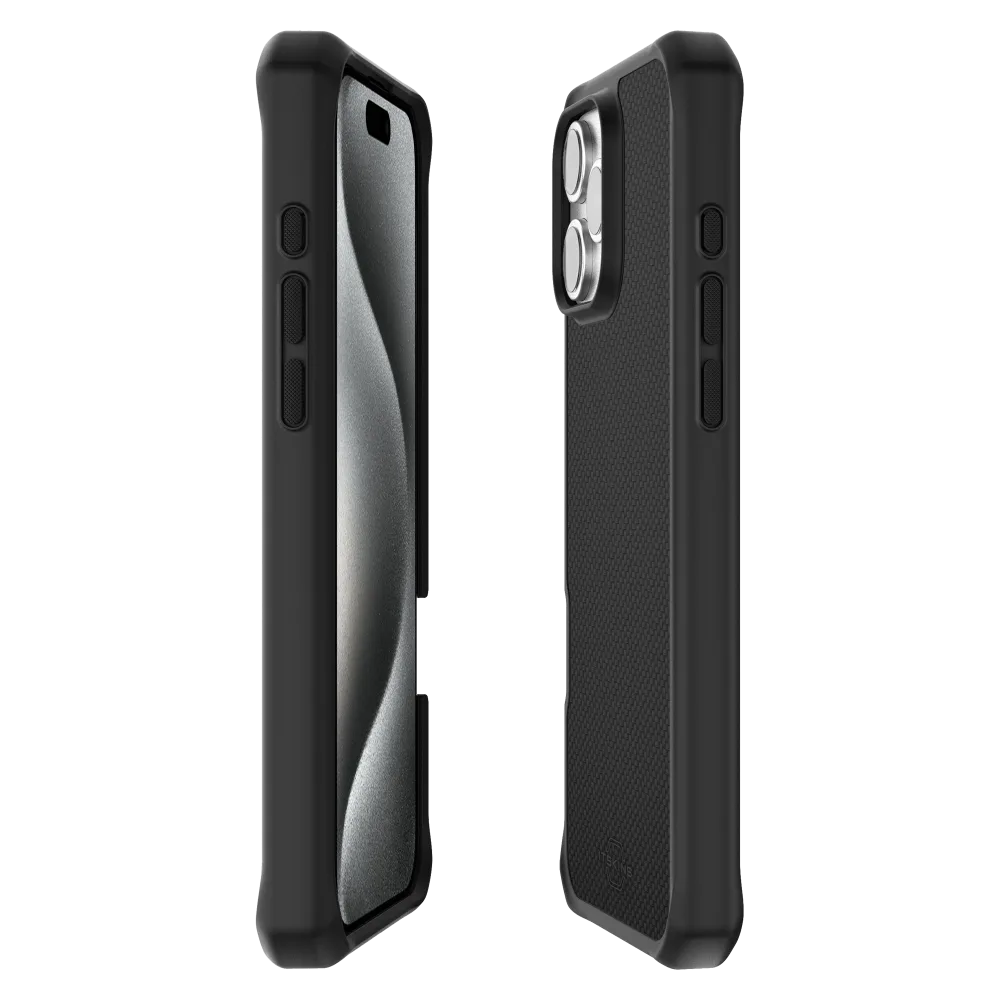 ITSKINS - Ballistic_R Nylon MagSafe Case for Apple iPhone 16 Pro - Black