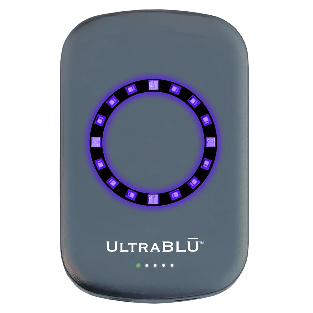 UltraBLU - Sanitizing and Charging Magnetic Power Bank - Grey