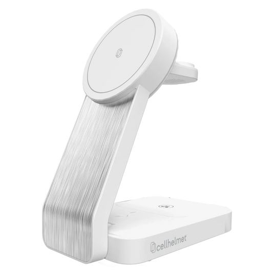 cellhelmet - 3 in 1 Charging Stand with Cable - White