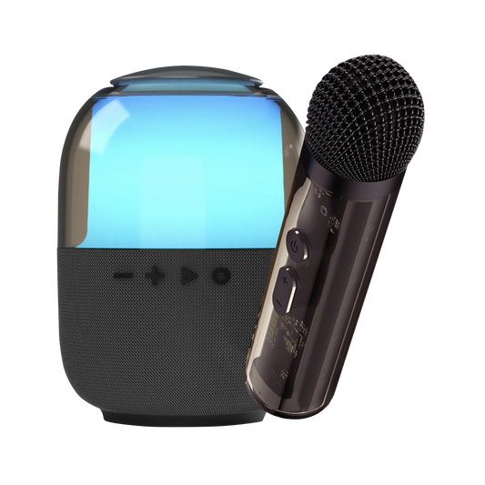 SWAY Minioke LED Go Portable Karaoke Speaker with Microphone