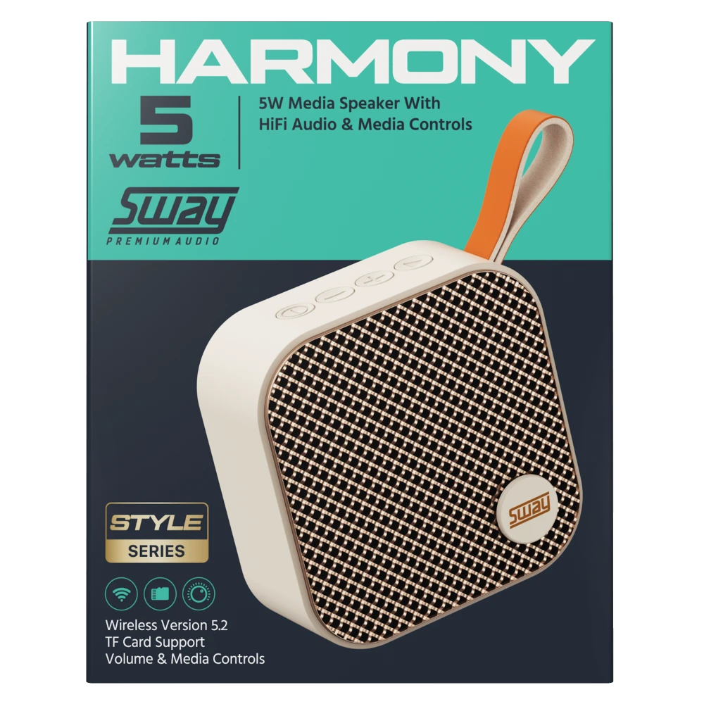 Sway - HiFi Audio Styles Series Bluetooth Speaker 5W - Tan