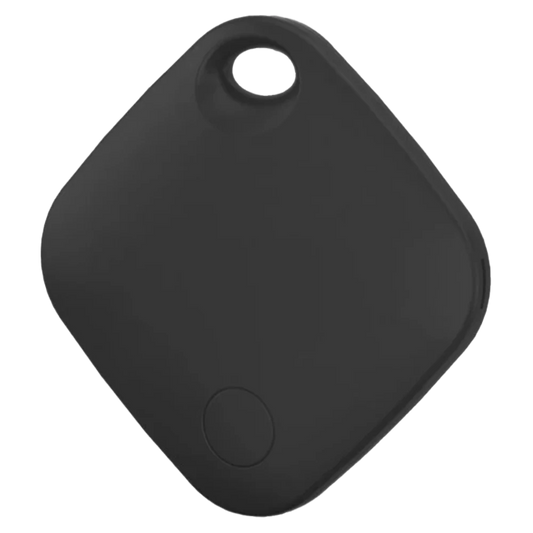 Sway - FINDR TAG MFI Tracker with Silicone Cover and Hook / Holder for Apple Devices - Black